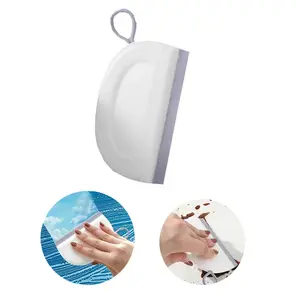 Mini Squeegee for Bathroom - Japanese-style Cleaning Tool for Countertop, Glass & Mirror (Defogging & Scraping)