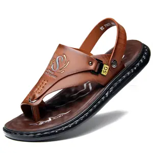 Mens Comfortable Slip on Sandal teslic shoes Black Boy Summer Footwear Casual slipper Flip Flops. outdoor beach shoe. men gift