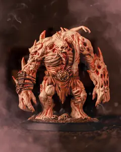 Flesh Golem Rise of the Forge 3D Resin Miniature - Hand Crafted 3D-Printed Collectible Edition Miniature, Paintable Tabletop RPG DnD Dungeon Play Piece, Home Decor Accent Statue, Collectible Edition Miniatures, Hand Crafted Miniatures