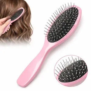 7 Inch Anti Static Steel Pin Detangling Brush Wig Comb – Professional Metal Teeth Comb for Wigs, Hair Extensions & Salon Use Hair Styling Tools Combs For Hair Stylist