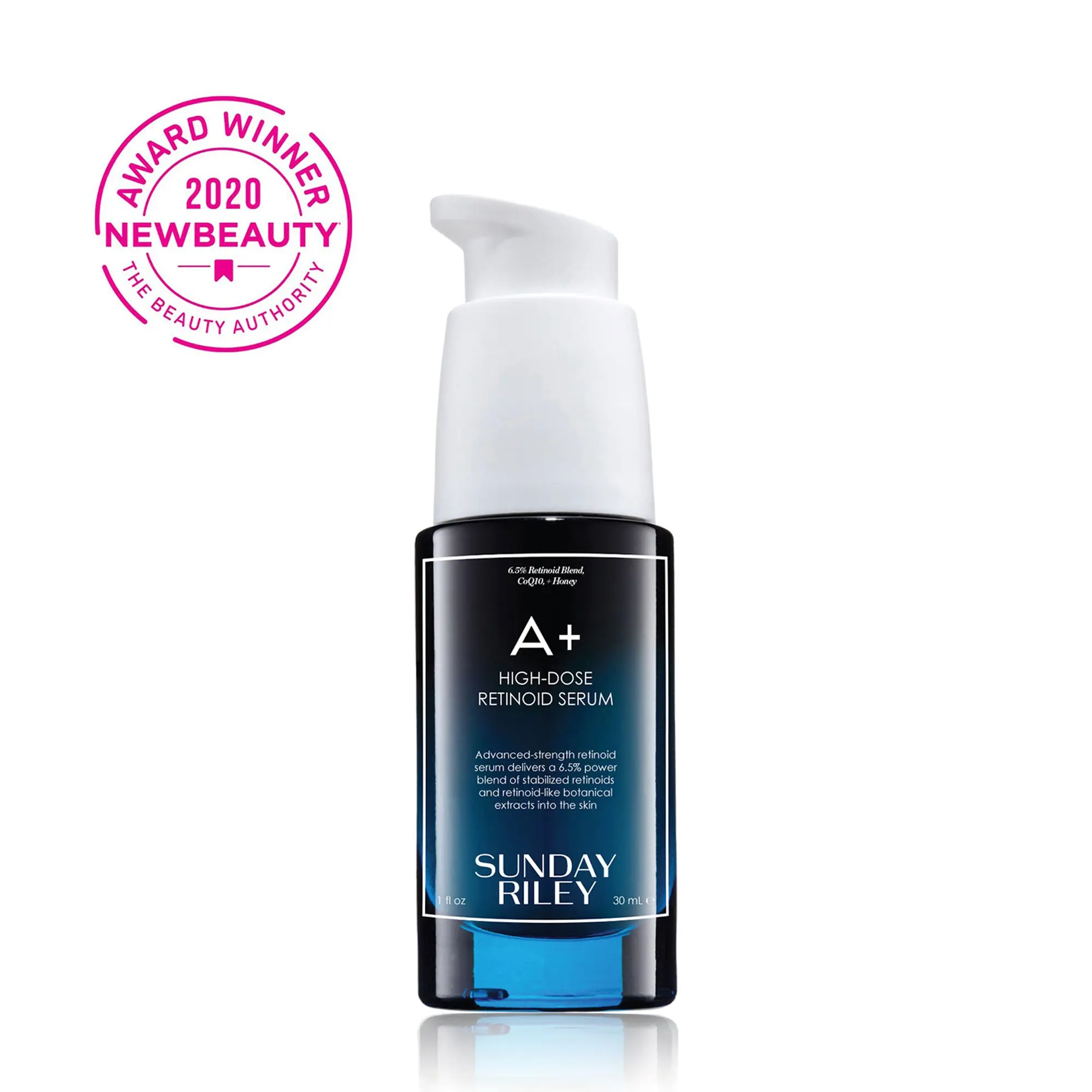 SUNDAY RILEY A+ High-Dose Retinoid Face Serum with Retinol, Honey, and Ginger for Hyperpigmentation Treatment and Fine Lines, Dark Spots Treatment, Fragrance Free, 50G, Anti Dark Spot, Deep Nourishing Repairing