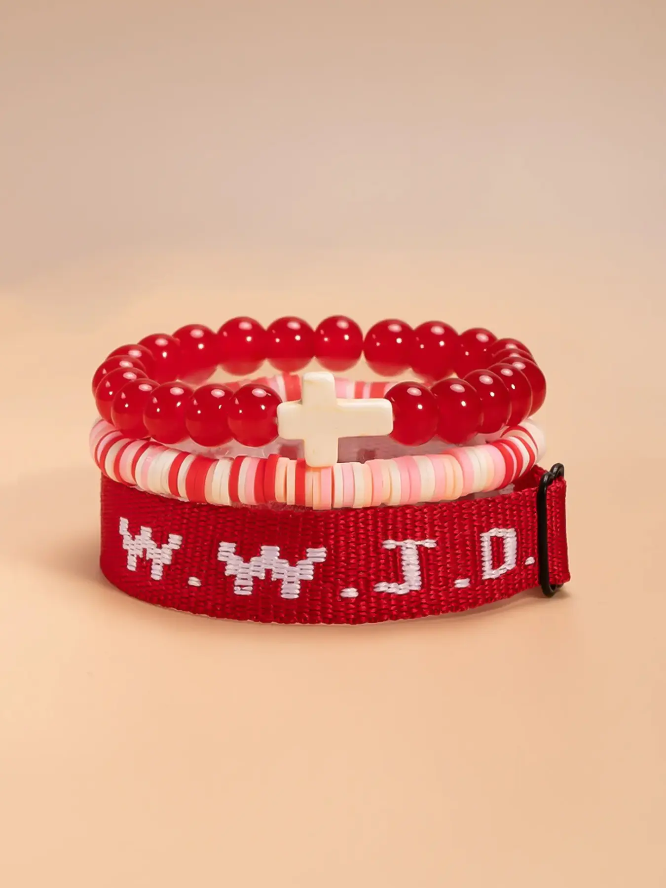 14 red beads wwjd