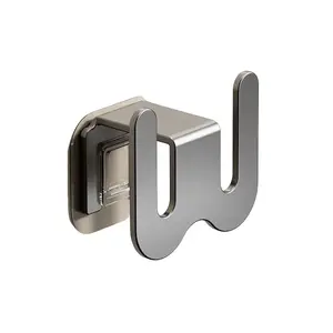 Wall Mounted Toilet Rack, 2 Counts Punch-free Wall Hanging Toilet Rack, Shoe Storage Behind The Toilet Door, Hanging Draining Rack, Bathroom Accessories