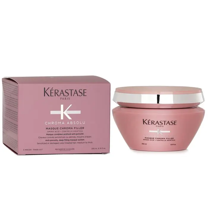 Kerastase Chroma Absolu Masque Chroma Filler (For Sensitised or Damaged Colour-Treated Hair) 200ml/6.8oz, Hair Products, Treatment, Soothing, Hydrate