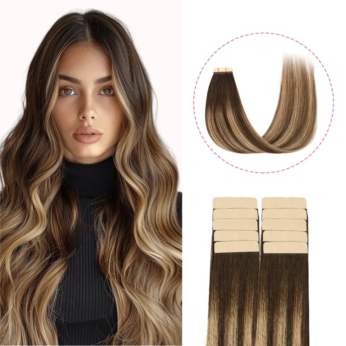 #4/27/4 Caramel Blonde Balayage