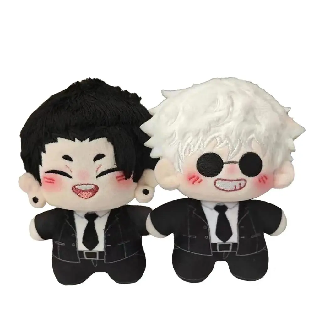 JJK Anime Plush Doll Cute Gojo and Geto Plushies Kawaii Bag Pendant Geto Suguru Stuffed Animals Doll Pillow Home Decor Kids Gift