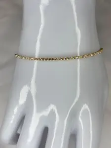 Manilla estilo ice en oro 10k zize 7 "