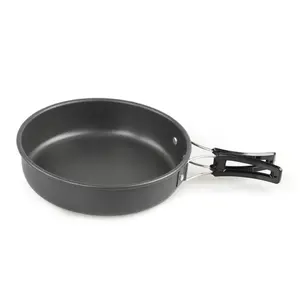 Outdoor Pan Pot Ultra-light Hard Aluminum Alloy Picnic Cookware Set Camping Cookware Frying Pan Camping Hike Utensils Butane