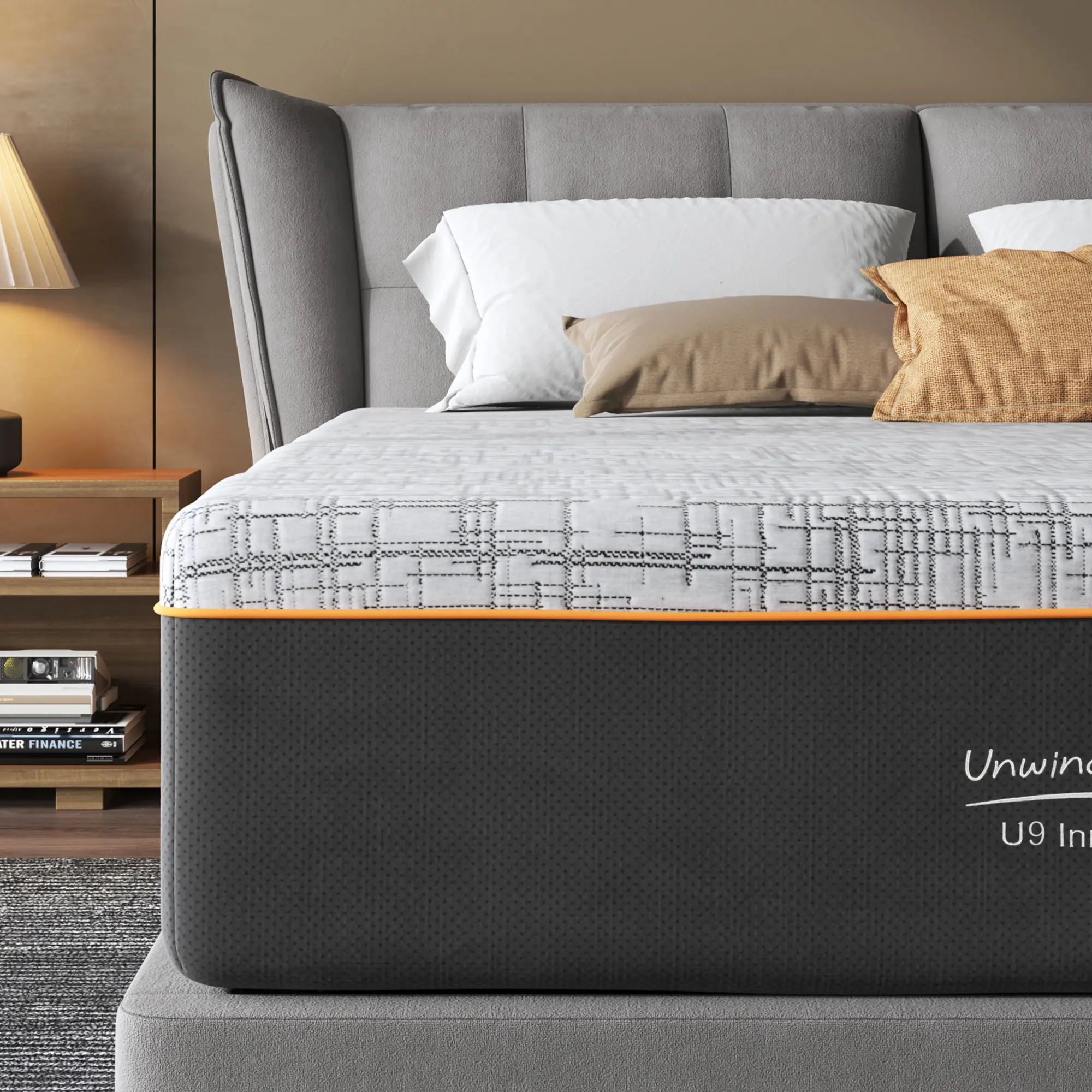 Medium Firm Memory Foam Mattress with Removable Cover Wash - Bamboo Charcoal & Green Tea Infusions, Ergonomic Design, Easy Maintenance, Back Pain Sleep Solutions, Bed Upgrade, Memory Foam Mattresses