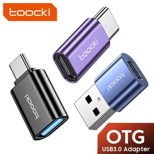 Toocki USB 3.0 Type-C OTG Adapter Micro USB to Type C Female Converter USBC OTG Connector For Xiaomi Samsung Pad Air Laptop