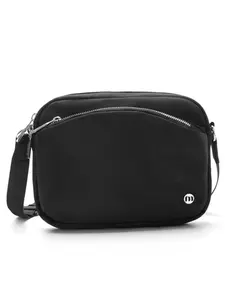 Small Travel Handbag for Women, Water-Resistant Nylon Fashionable Crossbody Bag with Multiple Pockets, Adjustable Shoulder Strap 1.5L Capacity