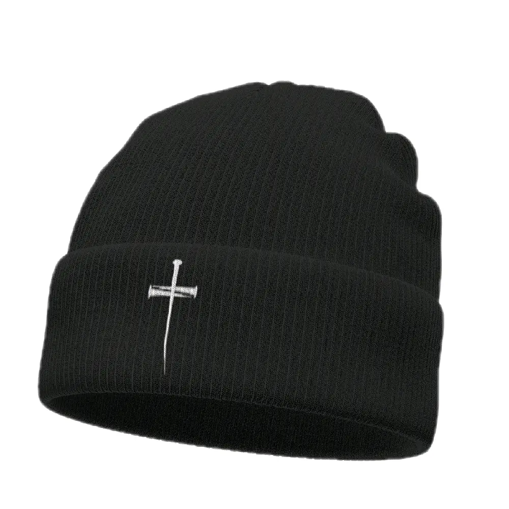 NAILED TO THE CROSS Knitted BEANIE Hat NAILED TO THE CROSS Knitted BEANIE Hat
