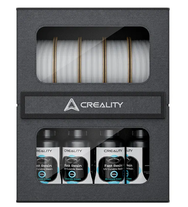 Creality Durable 3D Filament Storage Box with Lid, 10KG Capacity 3D Filament Dryer with Magnetic Closure, Waterproof