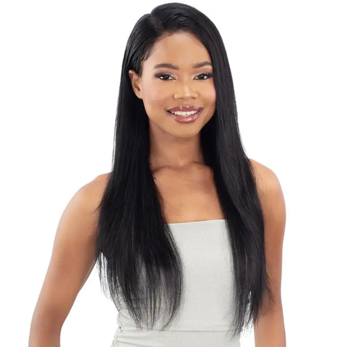 Shake N Go Glossy 100% Virgin Remy Hair Glueless 13x5 HD Lace Front Wig - STRAIGHT 26"