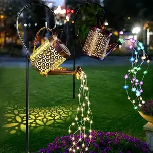 Solar Garden Shower Light, Spray Lamp, Starlight LED Outdoor String Lights, Deck Stairs Patio Environmental Lighting, Ip65 Waterproof