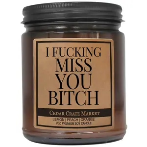 I Fucking Miss You Bitch Amber Jar