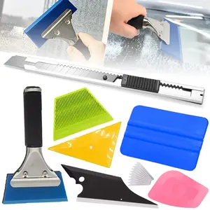 8 PCS Window Tint Kit - Professional Automobile Window Tint Tools and Vinyl Wrap Tool Kit, Car Wrap Kit With Squeegee For Vinyl