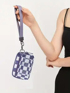 Women's Wallet Card Holder Wristlet Transparent Window Design, Stylish Ladies' Accessory for Daily Use, Perfect Gift Idea