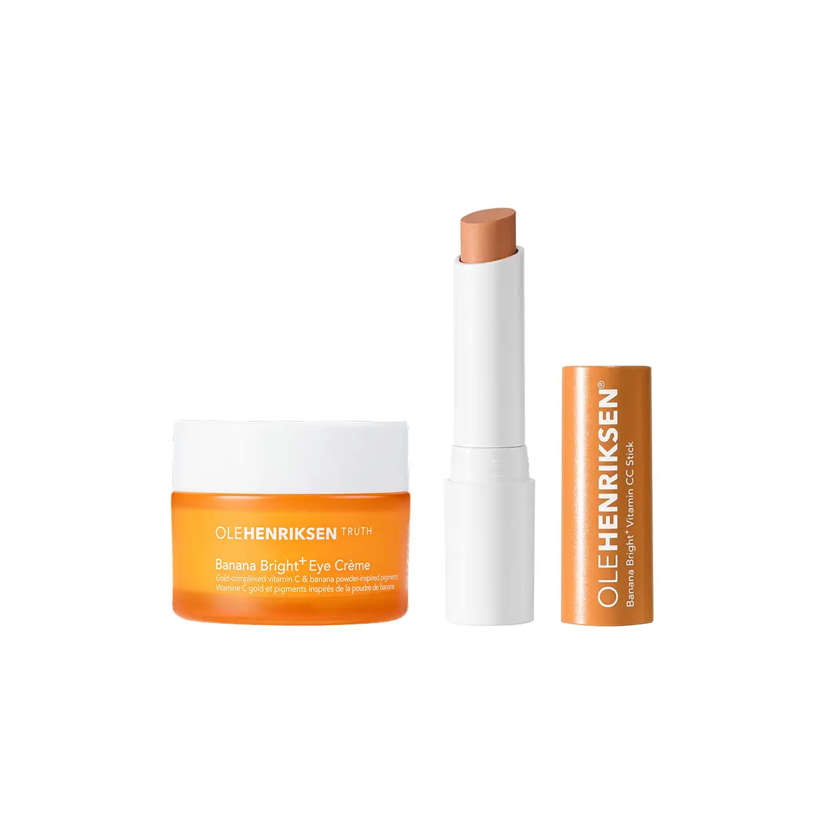 Bright Eye Bundle - Banana Bright Eye Creme + Banana Bright Vitamin CC Stick - Ole Henriksen Hydrate Brightening