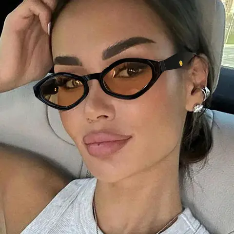 Women's Street Style Sunglasses, Trendy Casual Sunglasses for Everyday Use, Fashion Accessories for Outdoor Activities, Trendy Beach Eyewear, Trendy Shades