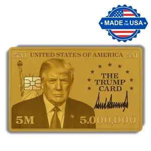 Donald Trump 5 Million Gold Card Decal Credit Card Accessory - Vinyl Skin Sticker for Credit Card Accessory Use