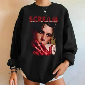Scream We All Go A Little Mad Sometimes Billy Loomis Sweatshirt, Scream Movie Sweatshirt, Billy Loomis Shirt, Halloween Scream Shirt, Halloween Sweatshirt