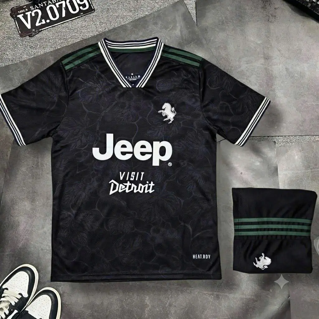 (Have Logo) 2025/2026 Men's Football Short Sleeve Kit For Fans