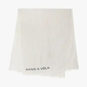 100% Flax Linen Selvedge Scarf