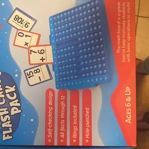 Torlam Colorful Math Manipulatives - Washable Silicone Board, Multiplication Flash Cards, Times Table Chart, POP Fidget Chart, Math Learning Tools, Sensory Screen-Free Fidget Toys for 1st-6th Grade Kids,back to school