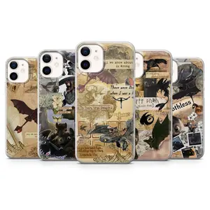 Toothless Phone Case Night Fury Dragon Cover Compatible with iPhone 12, 13, 14, 15, 16 & Samsung Galaxy S21, S22, S23 & S24 series