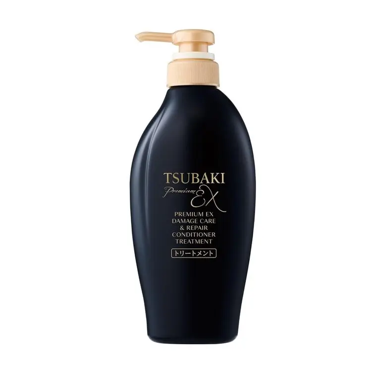 TSUBAKI Premium EX Intensive Repair Conditioner with Camellia Oil, Hydrating Perfumed Hair Care for Severe Dryness & Damaged Hair - 450ml, Moisturizer, Smooth, Cream Texture, Conditioning, Intense Moisture, Haircare, Apply After Wash, Manages Dry Hair