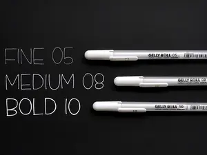 Gelly Roll Opaque White Gel Pen