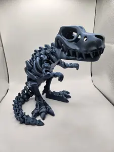 Mega Skeleton T-Rex Dinosaur | 3D Printed Articulating Flexi Fidget