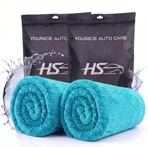 YOUNICE Magic Car Drying Towels, 2-Pack 24x36 Inches Microfiber Car Cleaning Towels, Twisting Yarn Tech, Super Absorbent, Scratch-Free, Quick-Dry, Machine Washable absorbency
