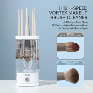 New Cross-Border Electric Makeup Tool Cleaner USB UV Sterilizer Quick-Dry Makeup Brush Washing Machine