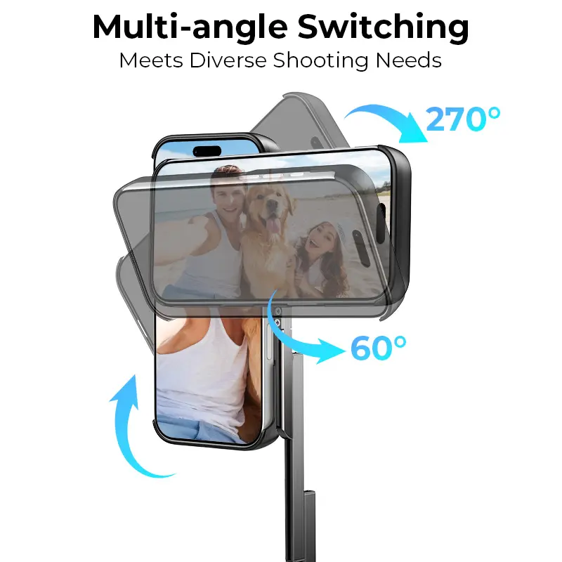 TIDEOK Bluetooth Extendable Tripod Selfie Stick Cellphone Case