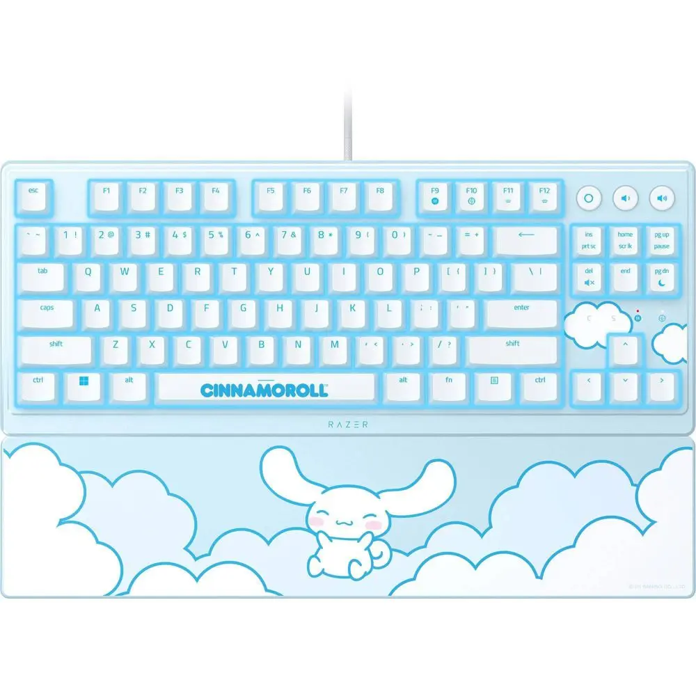 Razer Ornata V3 Tenkeyless Low Profile Gaming Keyboard US Layout - Cinnamoroll Edition Razer Ornata V3 Tenkeyless Low Profile Gaming Keyboard US Layout - Cinnamoroll Edition