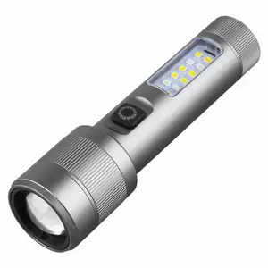 Compact Aluminum Wonder Rechargeable Mini Flashlight with Blazing Strong Light & Laser for Outdoor Triumphs Seven Lighting Modes Ultra-Bright