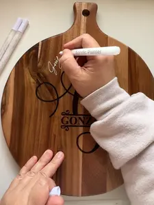 Paint Pen for wood Wedding Guest Book – Extra Fine Acrylic Marker for Wood