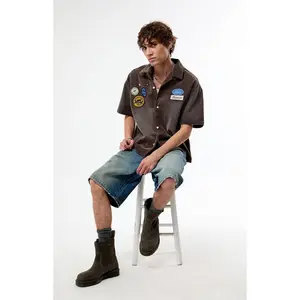 FORD Men's Chord Bronco Camp Shirt