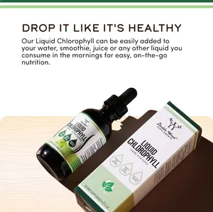 Chlorophyll Liquid Drops - for Digestion, Gut Health, Energy and Detox - Vegan Safe (Rich, Full Texture and Taste, Not Watered Down), 2oz Peppermint...