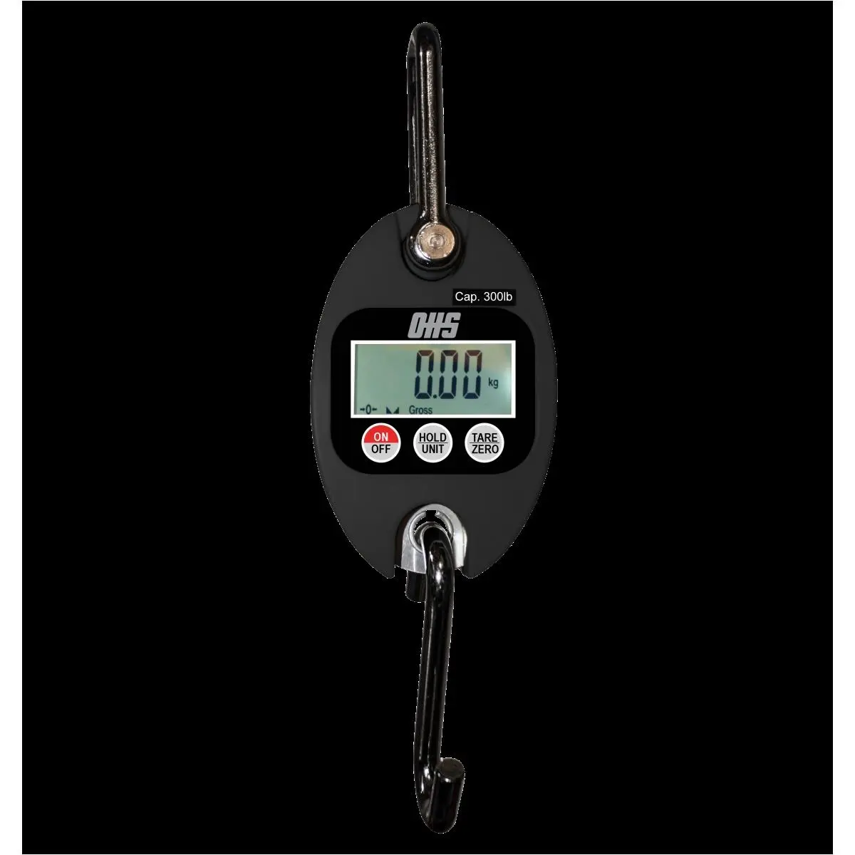 212 MAIN Heavy Duty Digital Hanging Scale Tool - ABS+Steel Construction, 600lb High Load Capacity Steel Hook Digital Scale for Kitchen, Hunting, Farming (Fish, Produce Weighing)