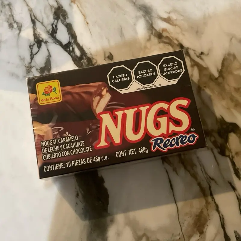 Nugs recreo chocolate de la Rosa