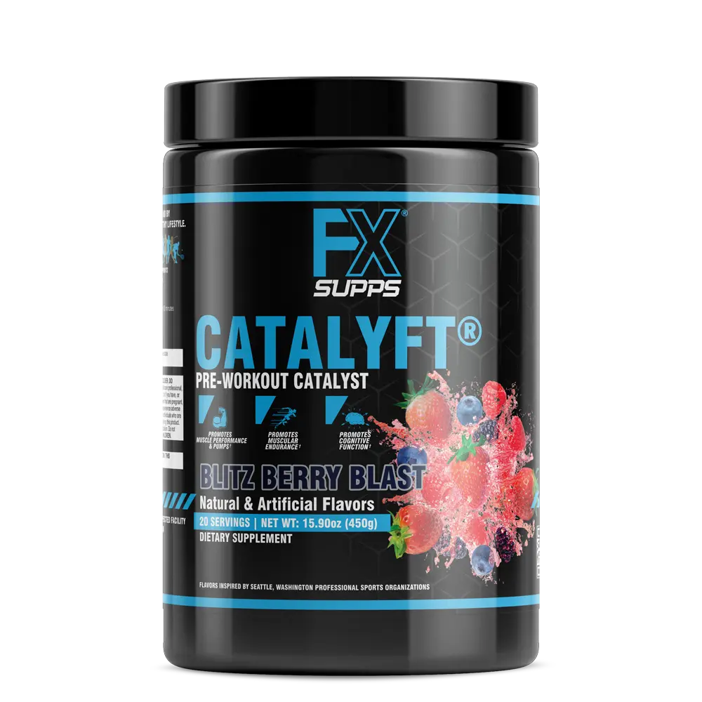 Catalyft Pre-Workout Powder with Creatine, Caffeine & Beta-Alanine - 20 Servings Healthcare Fitness Supplement for Energy Pump & Muscle Gain