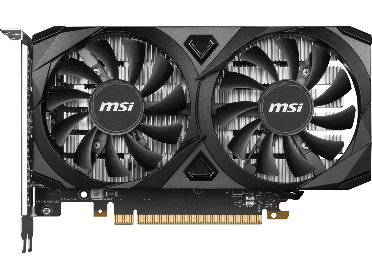 MSI Ventus GeForce RTX 3050 6GB GDDR6 PCI Express 4.0 x8 ATX Graphics Card RTX 3050 VENTUS 2X 6G OC