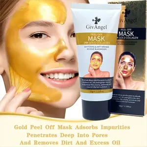 1 bottle,lGold Mask, Gold Peeling Mask, Gold Peeling Mask, Gold Peeling Face Mask, Anti-Aging Gold Mask Deep Cleansing & Moisturizing