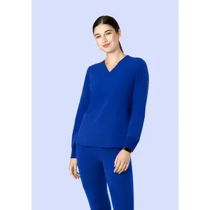 Long Sleeve 6 Pocket Top Galaxy Blue