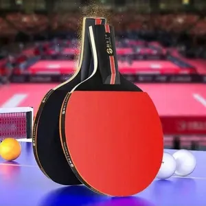 Double-Sided Reverse Rubber Table Tennis Paddles, Beginner-Friendly, Pre-Attached, Includes 3 Balls, Ideal for Students and Casual Use