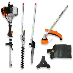 ARCH 4 in 1 Multi-Functional Trimming Tool, 52CC 2-Cycle Garden Tool System with Gas Pole Saw, Hedge Trimmer, Grass Trimmer, and Brush Cutter EPA Compliant