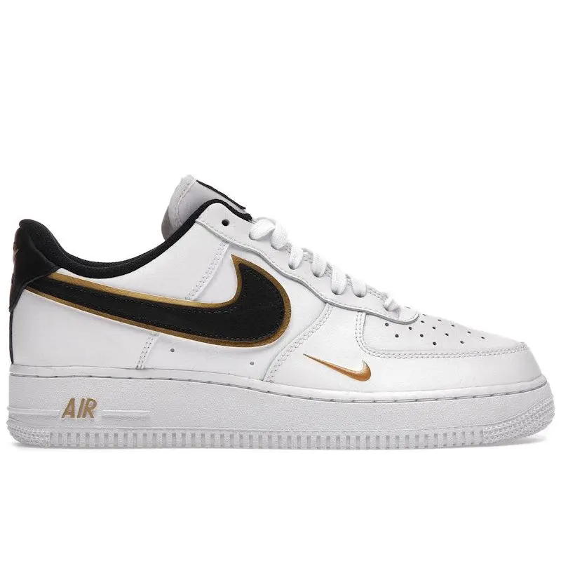 Nike Men's Air Force 1 Low '07 LV8 Double Swoosh White Metallic Gold, from StockX